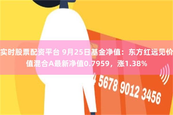 实时股票配资平台 9月25日基金净值：东方红远见价值混合A最新净值0.7959，涨1.38%