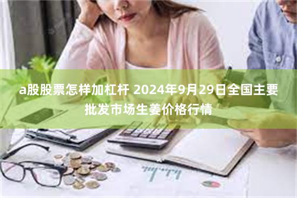 a股股票怎样加杠杆 2024年9月29日全国主要批发市场生姜价格行情